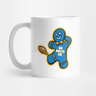 LA Chargers Gingerbread Man Mug